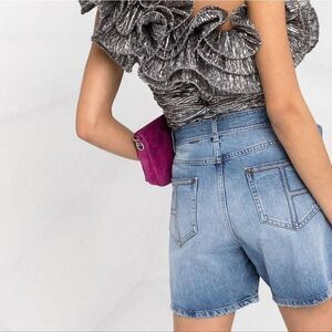 Tom Ford Belted Jeans Denim Shorts size 26 New S